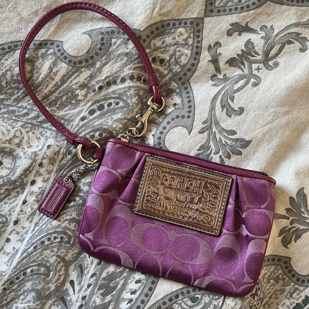 Coach wristlet